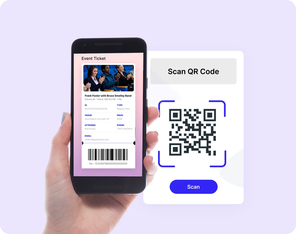 QR Code Tickets and Mobile Check-In